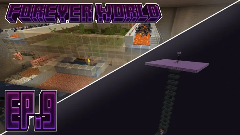 Tree Farm MISTAKE leads to Enderman Farm SUCCESS | Forever World Ep.9