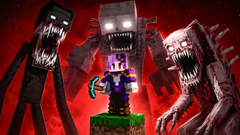 Surviving This One Block Horror Mod Was a Nightmare!